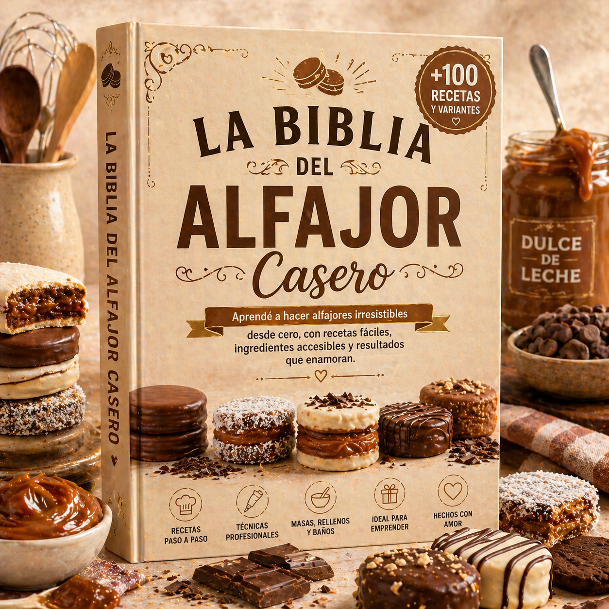 LA BIBLIA DEL ALFAJOR-Aprendé a hacer alfajores caseros irresistibles y vendé productos que todos aman